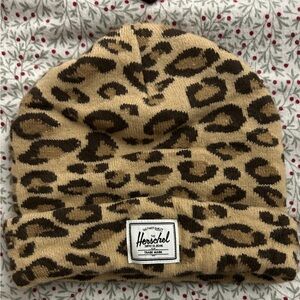 Leopard Print Herschel Beanie